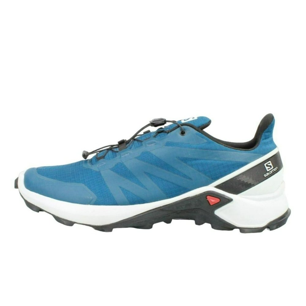 Salomon Super Cross Blue Nylon Lace Up Trail Running Sneakers Shoes Size 13